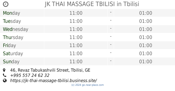 To body massage in tbilisi georgia